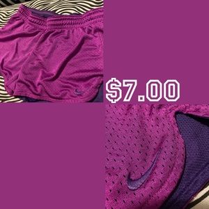 Womens nike dri fit athletic gym shorts